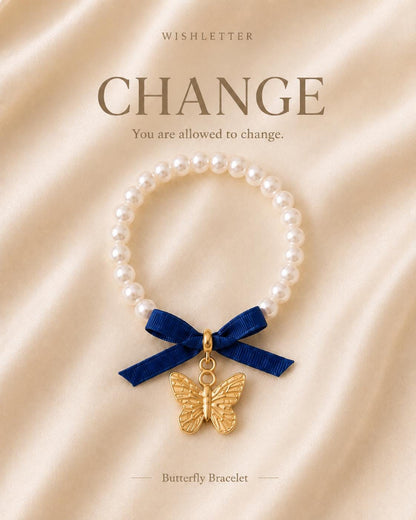 Pearl Charm Bracelet, Gold Tone, Bow Accent, Heart, Butterfly, Moon, Sun, Star Charms