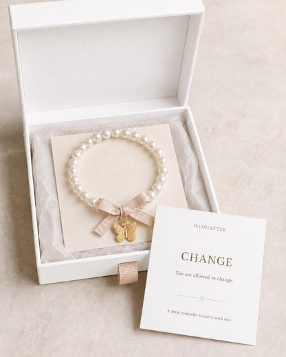 Pearl Charm Bracelet, Gold Tone, Bow Accent, Heart, Butterfly, Moon, Sun, Star Charms